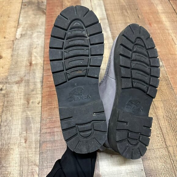 Anca Grey leather ankle boots men's 8.5 - Picture 9 of 10